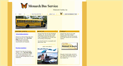 Desktop Screenshot of monarchbusservice.com